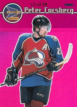 1999-00 Pacific Prism - Holographic Purple #38 Peter Forsberg Front