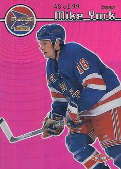 1999-00 Pacific Prism - Holographic Purple #93 Mike York Front