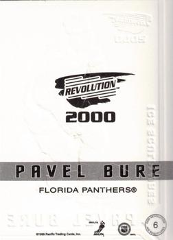 1999-00 Pacific Revolution - Ice Sculptures #6 Pavel Bure Back