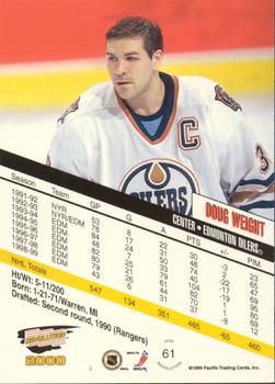 1999-00 Pacific Revolution - Red #61 Doug Weight Back