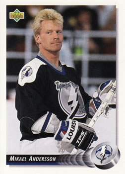 1992-93 Upper Deck #103 Mikael Andersson Front