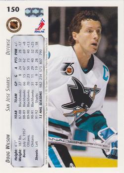 1992-93 Upper Deck #150 Doug Wilson Back