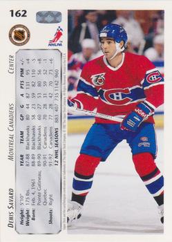 1992-93 Upper Deck #162 Denis Savard Back