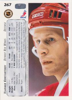 1992-93 Upper Deck #267 Vladimir Konstantinov Back