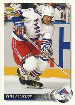 1992-93 Upper Deck #481 Peter Andersson Front