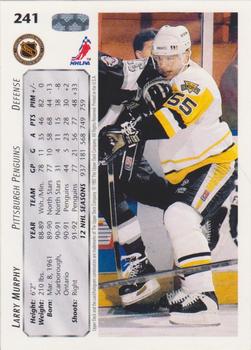 1992-93 Upper Deck #241 Larry Murphy Back