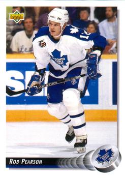 1992-93 Upper Deck #318 Rob Pearson Front
