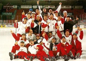 1992-93 Upper Deck #SP3 1993 World Junior Champions Front