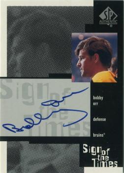 1999-00 SP Authentic - Sign of the Times #BO Bobby Orr Front