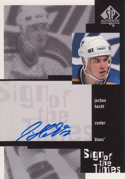 1999-00 SP Authentic - Sign of the Times #JH Jochen Hecht Front