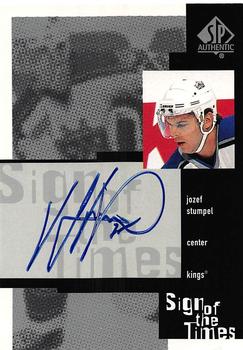 1999-00 SP Authentic - Sign of the Times #JST Jozef Stumpel Front