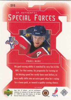 1999-00 SP Authentic - Special Forces #SF6 Pavel Bure Back