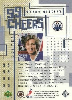 1999-00 SPx - 99 Cheers #CH12 Wayne Gretzky Back