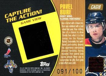 1999-00 Stadium Club - Capture the Action Game View #CAG18 Pavel Bure Back