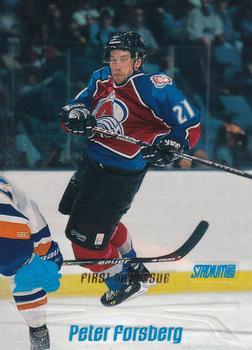 1999-00 Stadium Club - First Day Issue #8 Peter Forsberg Front