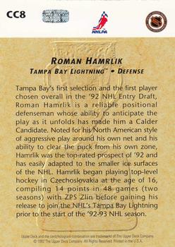 1992-93 Upper Deck - Calder Candidates #CC8 Roman Hamrlik Back