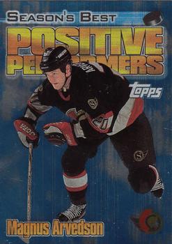 1999-00 Topps - Season's Best Positive Performers #PP4 Magnus Arvedson Front