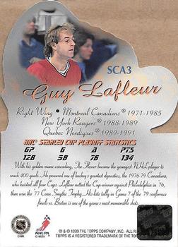 1999-00 Topps - Stanley Cup Heroes Autographs #SCA3 Guy Lafleur Back