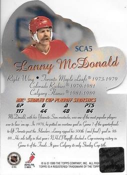 1999-00 Topps - Stanley Cup Heroes Autographs #SCA5 Lanny McDonald Back