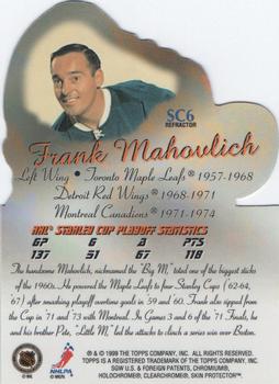 1999-00 Topps - Stanley Cup Heroes Refractors #SC6 Frank Mahovlich Back