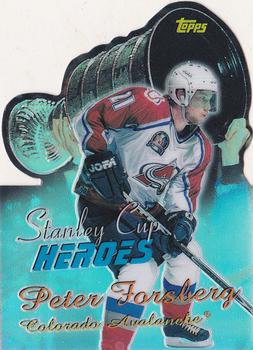 1999-00 Topps - Stanley Cup Heroes Refractors #SC12 Peter Forsberg Front