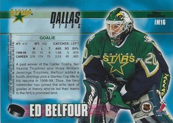 1999-00 Topps Chrome - Ice Masters #IM16 Ed Belfour Back