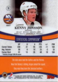 1999-00 Topps Gold Label - Class 2 #50 Kenny Jonsson Back