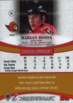 1999-00 Topps Gold Label - Class 2 #64 Marian Hossa Back