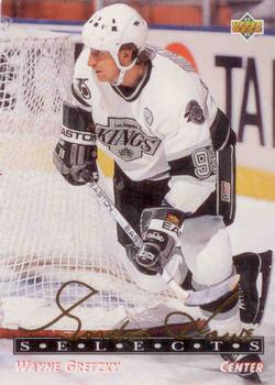1992-93 Upper Deck - Gordie Howe Selects #G5 Wayne Gretzky Front