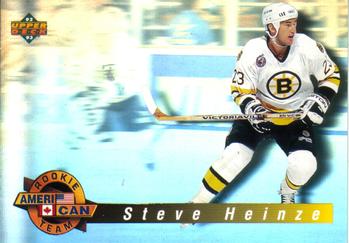 1992-93 Upper Deck - Ameri-Can Rookie Team Holograms #AC3 Steve Heinze Front