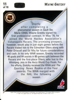1992-93 Upper Deck - Hockey Heroes: Wayne Gretzky #11 Wayne Gretzky Back