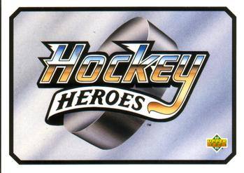 1992-93 Upper Deck - Hockey Heroes: Wayne Gretzky #NNO Header Card Front