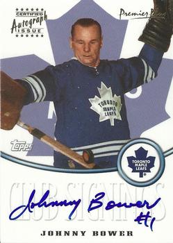 1999-00 Topps Premier Plus - Club Signings #CS4 Johnny Bower Front