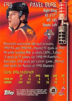1999-00 Topps Premier Plus - Code Red #CR8 Pavel Bure Back