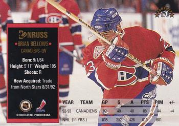 1993-94 Donruss #170 Brian Bellows Back