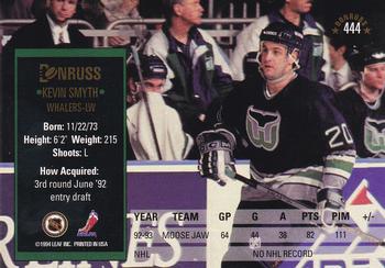 1993-94 Donruss #444 Kevin Smyth Back