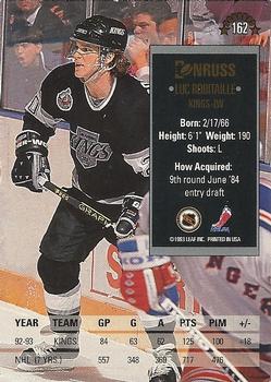 1993-94 Donruss #162 Luc Robitaille Back