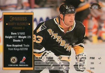 1993-94 Donruss #256 Marty McSorley Back