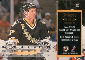 1993-94 Donruss #257 Joe Mullen Back