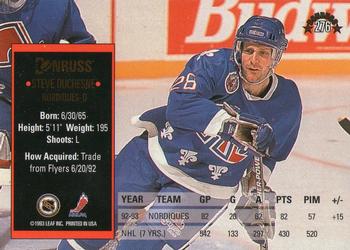 1993-94 Donruss #276 Steve Duchesne Back