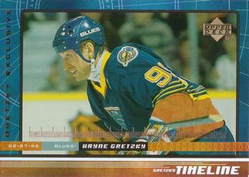 1999-00 Upper Deck - Gretzky Exclusive Gold #23 Wayne Gretzky Front