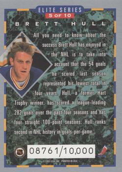 1993-94 Donruss - Elite #5 Brett Hull Back