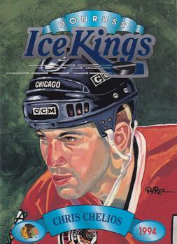 1993-94 Donruss - Ice Kings #5 Chris Chelios Front