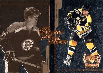 1999-00 Upper Deck Century Legends - Essence of the Game #E2 Bobby Orr / Ray Bourque Front