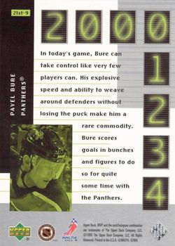 1999-00 Upper Deck MVP - 21st Century NHL #21st-9 Pavel Bure Back
