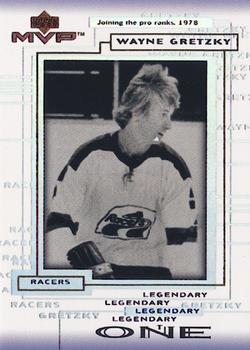 1999-00 Upper Deck MVP - Legendary One #LO1 Wayne Gretzky Front