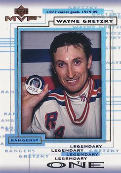 1999-00 Upper Deck MVP - Legendary One #LO9 Wayne Gretzky Front