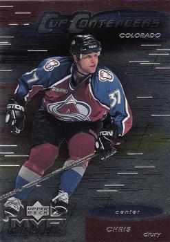 1999-00 Upper Deck MVP Stanley Cup Edition - Cup Contenders #CC4 Chris Drury Front