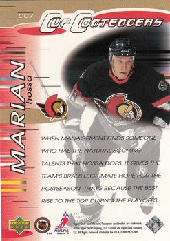 1999-00 Upper Deck MVP Stanley Cup Edition - Cup Contenders #CC7 Marian Hossa Back