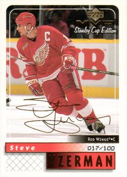 1999-00 Upper Deck MVP Stanley Cup Edition - Gold Script #65 Steve Yzerman Front